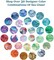 Sea Glass Large Assorted Colored Sea Glass 1.5"-3" - 11 Ounces Large Sea Glass Pieces